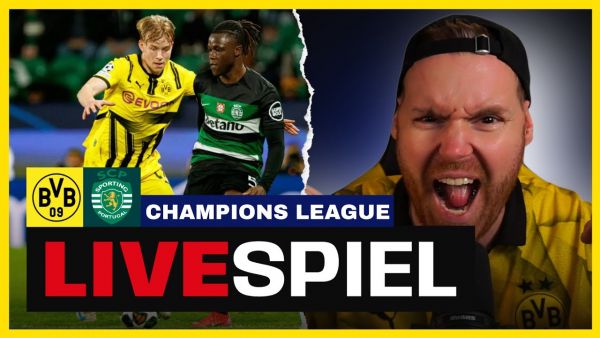 🔴 Borussia Dortmund vs. Sporting Lissabon | Champions League Playoffs | LIVE FAN Kommentar