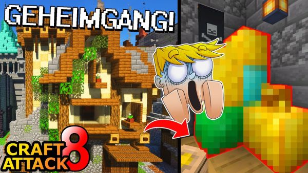 Geheimgang & Diebesgilde gefunden? & mehr! - Minecraft Craft Attack 8 #202