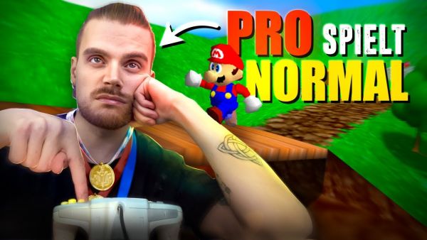 PRO spielt Super Mario 64 "NORMAL" durch... (heftige Challenge 😲)