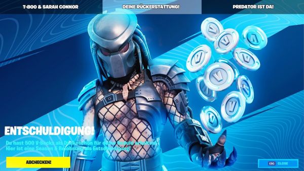 FORTNITE ERSTATTUNG FÜR ALLE!
