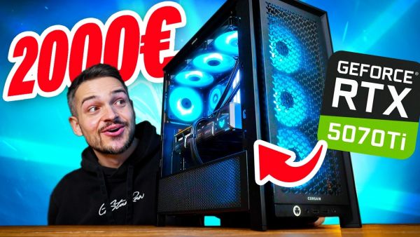 2000 - 2500€ GAMING PC mit RTX 5070Ti!! Zusammenbau & Test (2025)