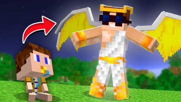 PAT GEBURT bis UNERSTERBLICHKEIT in Minecraft!