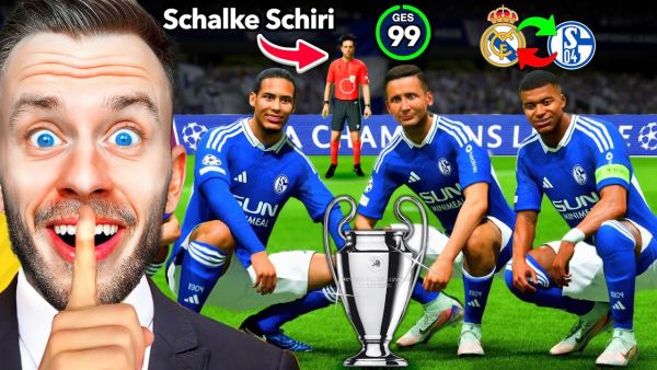 Ich habe SCHALKE zum CHAMPIONS LEAGUE SIEG geschummelt! 🤫🏆