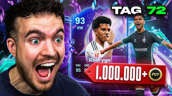 OHA 1.000.000+ KARTE GEZOGEN! WAS ERREICHT man in FC 25 ohne FC POINTS? TAG 72 🥼🧐