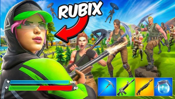 RUBIX KÄMPFT GEGEN 100 ZUSCHAUER IN FORTNITE 👑