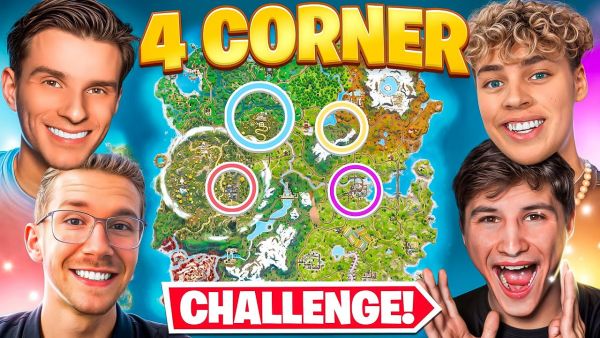 DIE 4 ECKEN TRESOR CHALLENGE IN FORTNITE SEASON 2 ⚔️