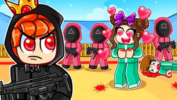 SPIELERIN hat einen CRUSH AUF MICH Als FRONTMAN in Squidgames Roblox!