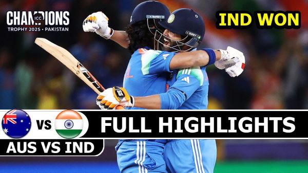 INDIA VS AUSTRALIA FULL MATCH HIGHLIGHTS ICC Champions Trophy 2025 SEMI FINAL | IND VS AUS