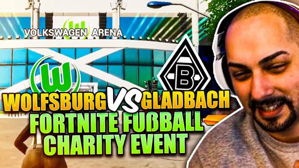 VOLKSWAGEN ARENA & BORUSSIA-PARK in FORTNITE NACHGEBAUT | Charity Event mit FUßBALL PROFI