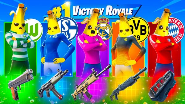 *JETZT* die UNMÖGLICHE ZUFÄLLIGE "FUSSBALL SKIN" Challenge in Fortnite (zu lustig)😂⚽️