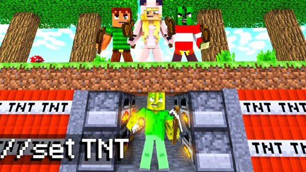 Minecraft SPEEDRUNNER vs. WORLDEDIT 2.0
