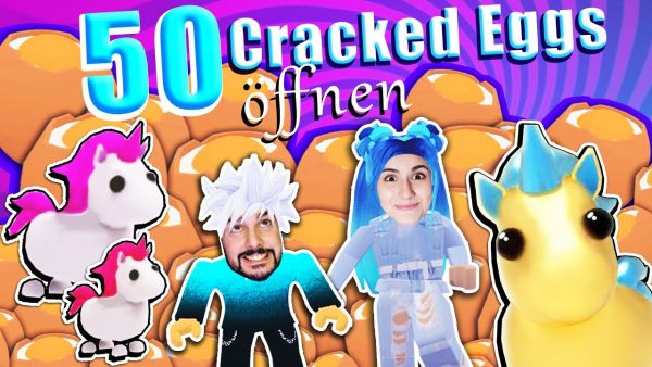 WIR ÖFFNEN 50 CRACKED EGGS! Endlich ein Einhorn für Familie Wolke?