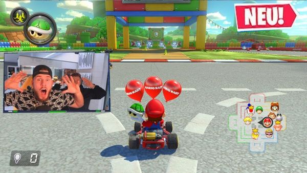 ich spiele das ERSTE MAL MARIO KART 8! um 600 EURO!