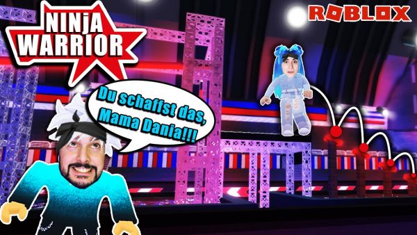 BABY KAAN  & MAMA DANIA BEI ROBLOX NINJA WARRIOR! Komme sie in die Show? [Roblox Deutsch]