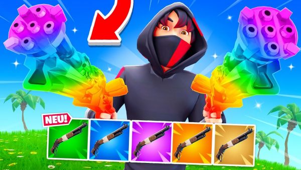 Wer findet zuerst die *NEUE* REGENBOGEN PUMPGUN in Fortnite mit Bestrafung