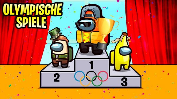 *KRANK* Olympische SPIELE in AMONG US ( zu wild ) mit @Odumanpique