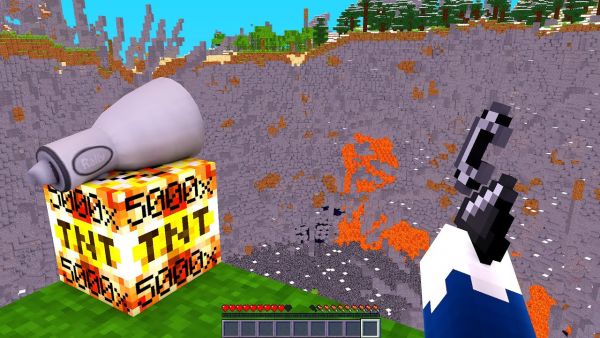 Ich TESTE 5000x VERSTÄRKTES TNT in Minecraft