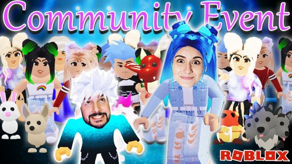 ZUSCHAUERTREFFEN IN ADOPT ME CITY! Familie Wolke verschenkt Pets an die Community! [Roblox Deutsch]