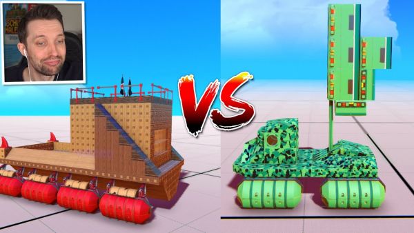 BENX Floß vs. ELINA Floß in Trailmakers