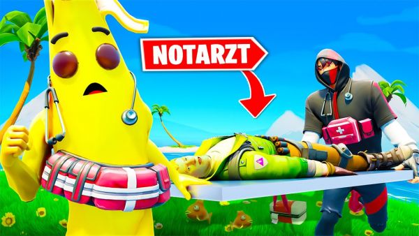 Ich bin 24H NOTARZT im KRANKENWAGEN und RETTE ALLE GEGNER (Fortnite kickt mich) 🚨🚨