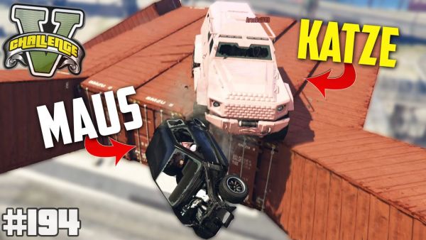KATZE vs MAUS in GTA😅| GTA CHALLENGE