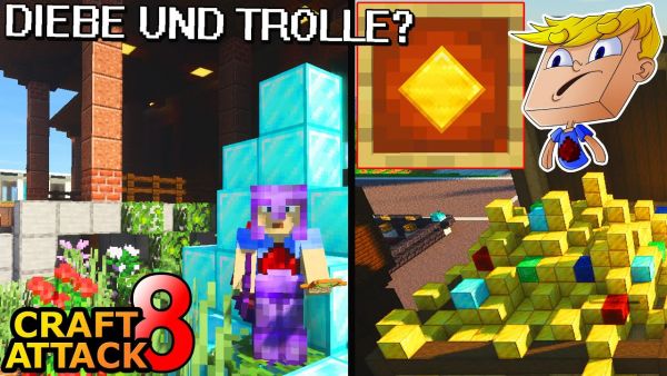 Gold Shop beklaut? Free Shop geleert? Bankzinsen gezahlt! - Minecraft Craft Attack 8 #213