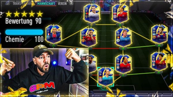 190 RATED?! FIFA 21: MEIN BESTES TEAM OF THE YEAR FUT DRAFT 🔥🔥