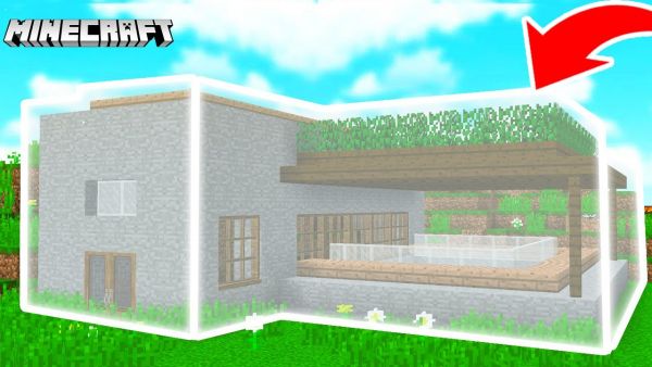 ALPHASTEINS HAUS IN EINEM GLASWÜRFEL GEFANGEN IN MINECRAFT