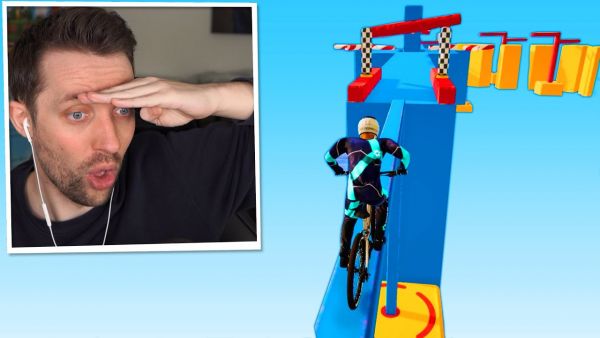 ICH TESTE MEIN NEUES FAHRRAD im Fahrrad Simulator