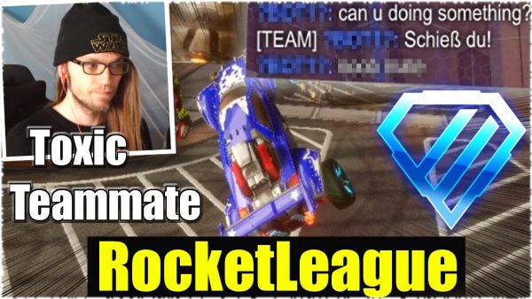 ICH HAB NOCH NIE SO EINEN FRECHEN TEAMMATE GEHABT! - Rocket League [Deutsch/German]