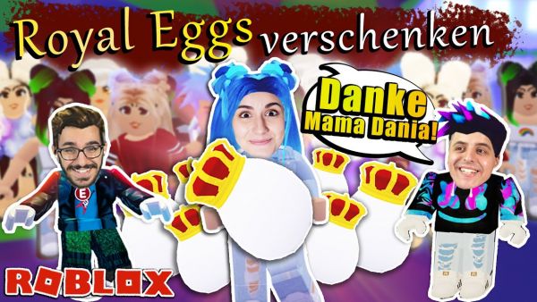 MAMA DANIA VERSCHENKT ROYAL EGGS es ist ein Einhorn dabei! Baby Claudio ist neidisch[Roblox Deutsch]