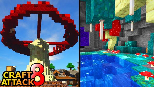 DNER ist wieder da! Rennstrecke, Shoppingdistrict, Tour & mehr! - Minecraft Craft Attack 8 #218