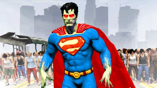 GTA 5 als ZOMBIE SUPERMAN spielen!!