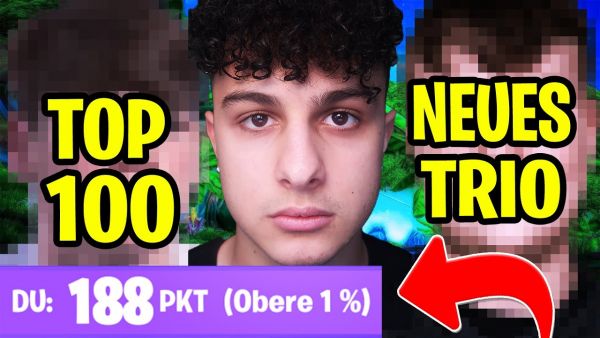 Trio Cup *TOP 100 aus EUROPA* geworden! Mein bestes Turnier bisher in Fortnite