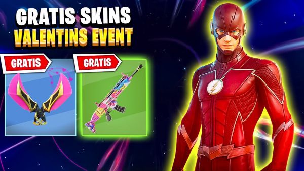 THE FLASH KOMMT ⚡ GRATIS SKINS & ITEMS ERHALTEN im Valentins Update - Fortnite Deutsch German