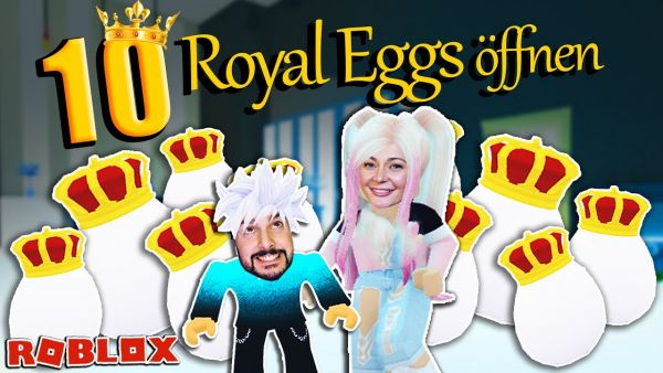 TANTE BIANCA ÖFFNET 10 ROYAL EGGS! Bekommt Baby Kaan auch sein Einhorn? [roblox Deutsch]