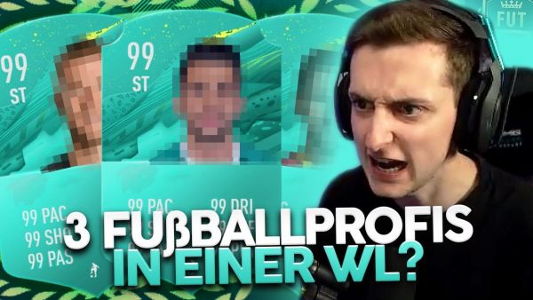 3 FUßBALLPROFIS IN DER WL GETROFFEN | FIFA 21 Weekend League Highlights | Pain