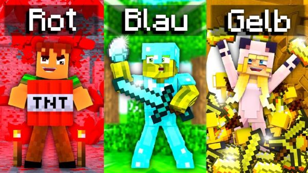 1 TAG nur 1 FARBE BENUTZEN?! - Minecraft WOLF 2