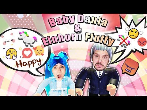 BABY DANIA GIBT ÜBERALL MIT EINHORN AN! 🦄 Das gibt Stress mit Papa Kaan [Roblox Deutsch]