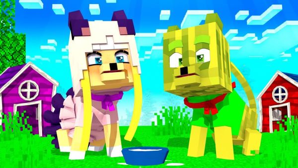 MINECRAFT SPIELEN ALS BABY KATZE!