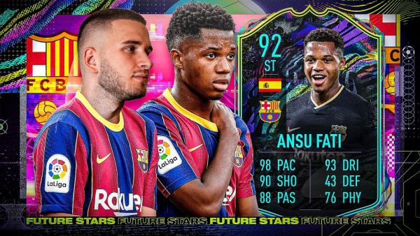 CIAOOOO... 👋🏼 ANSU FATI FUTURE STARS SQUAD BUILDER BATTLE 💀🔥🔥 FIFA 21