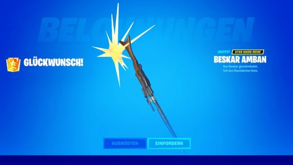 MANDALORIAN SPITZHACKE in Fortnite bekommen!