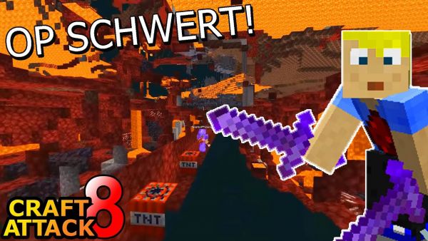 Alles Onehitten? Neues OP Schwert! 83% vom Netherite Beacon fertig! - Minecraft Craft Attack 8 #229