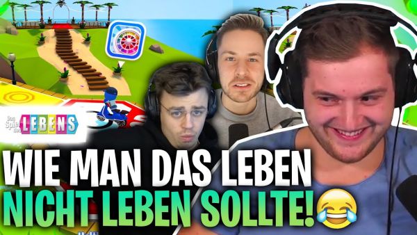 😂😳 SO sollte MAN auf KEINEN Fall durchs LEBEN GEHEN! | Spiel des Lebens mit Rewi, Kevin und Basti!