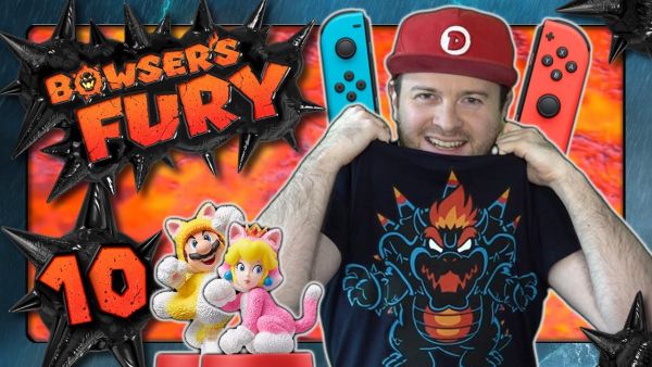 Fury Bowser Shirt Flex, amiibo Test & Lava Fails 🐱 BOWSER'S FURY 🐱 #10