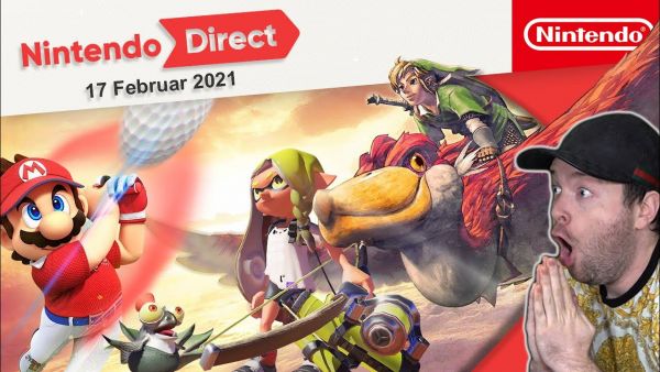 🔴 NINTENDO DIRECT vom 17.02.2021 (SPLATOON 3 & ZELDA SKYWARD SWORD HD) 🎇 Domtendos Live Reaktion