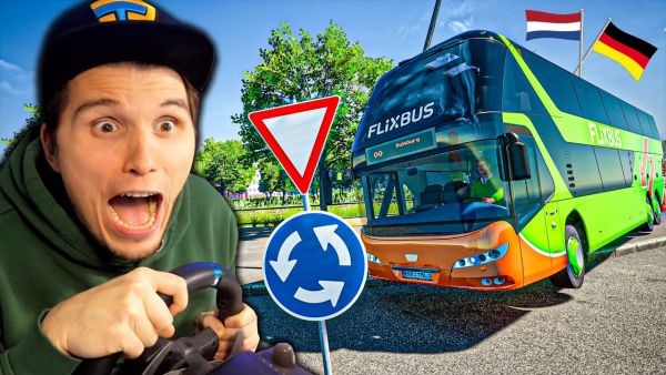 Mit dem Flixbus DOPPELDECKER nach Holland ✪ (Flixbus) Fernbus Simulator