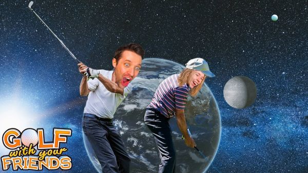 wir GOLFEN ins WELTALL!