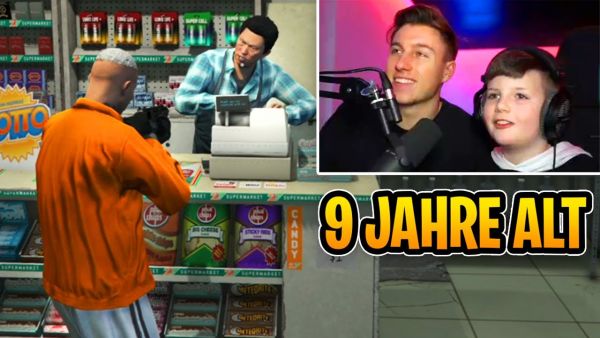 Mein PATENKIND spielt GTA 5! (9 Jähriger)