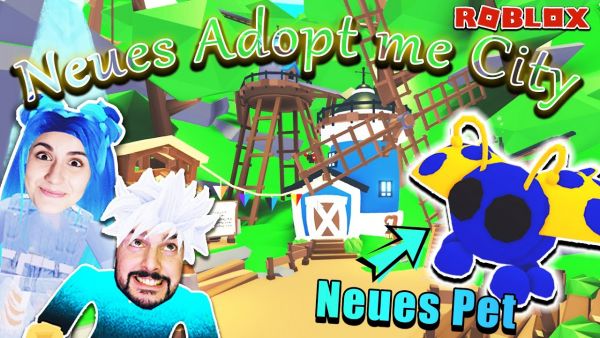 DAS NEUE ADOPT ME CITY IST DA! Mama Dania hat direkt GOLDENEN MARIENKÄFER! [Roblox Deutsch]